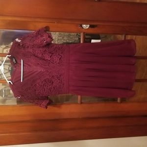 NWT Lulu's angel in disguise skater dress